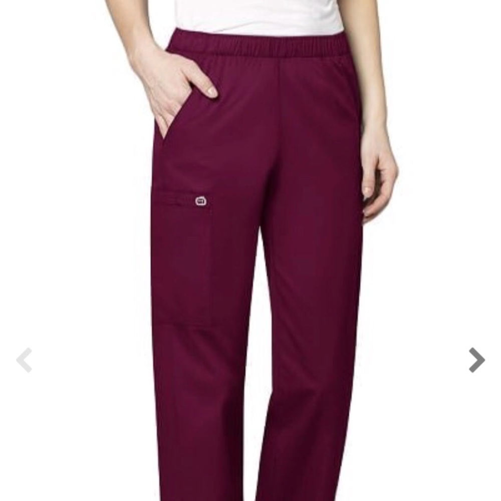 Wonderwork women’s elastic waist scrub pants